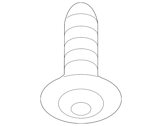 Under Cover Bolt - Porsche (N-910-343-01)