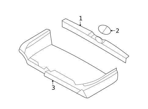 Interior Trim - Rear Body for 2011 Kia Sedona #0