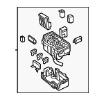 38210TL2A03 - Electrical: Fuse Box for Acura Image