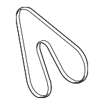 JA663 - Belts &amp; Cooling: Motorcraft™ Serpentine Belt for Ford: Expedition, Explorer, F-150, Mustang, Police Interceptor Utility, Transit-150, Transit-250, Transit-350, Transit-350 HD | Lincoln: Navigator Image