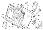 52207111655 - : Lock Panel, Left for BMW Image