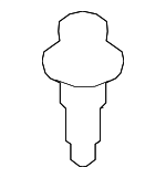 891110637 - Body: Washer Reservoir Retainer for Infiniti Image