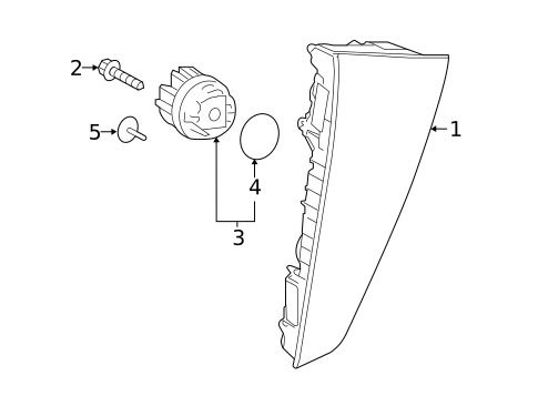 Tail Lamps for 2017 Toyota Prius #0