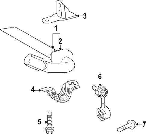 Stabilizer Bar & Components for 2025 Toyota Land Cruiser #2
