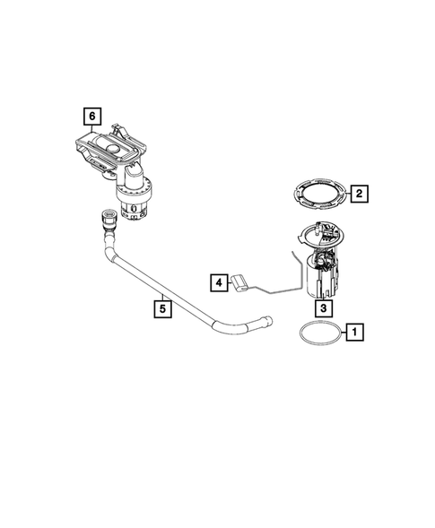 Fuel Pump and Sending Unit for 2018 Fiat 500X #0