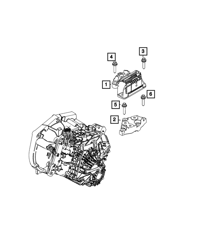 68477743AA - : Engine Mount Isolator for Mopar Image