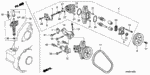 56996PR3000 - Engine: BOLT, POWER STEERING PUMP ADJUSTING for Acura Image image