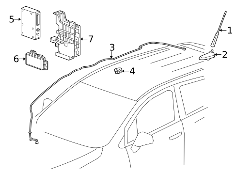 Communication System Components for 2020 Chevrolet Trax #0