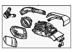 87610DO500 - Body: Mirror Assembly for Kia Image