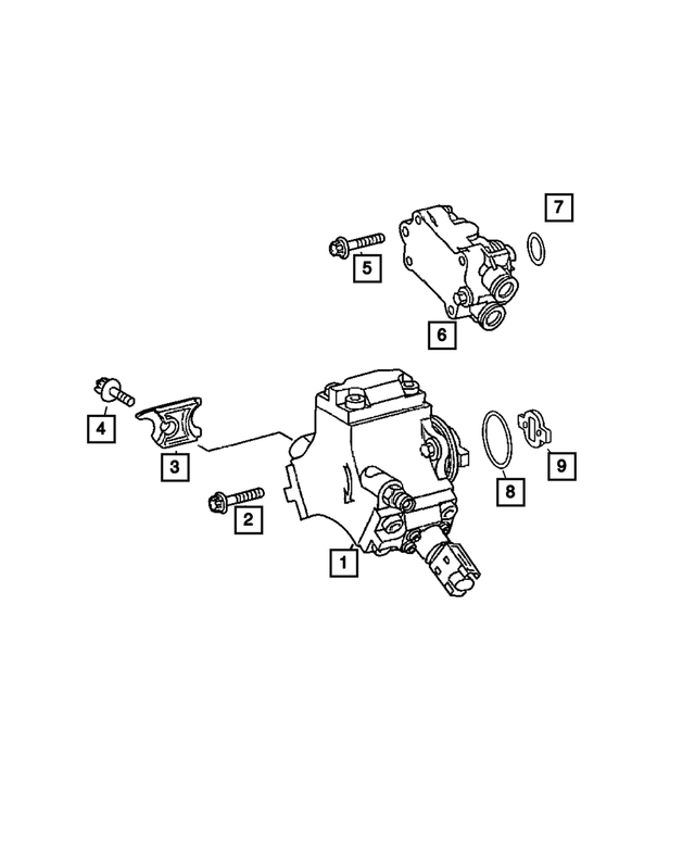 « 5103614AB –  : Pompe à Carburant Joint Torique pour Mopar Image »