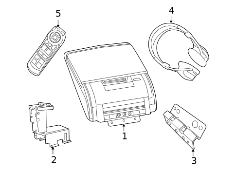 Entertainment System Components for 2007 Chrysler 300 #0