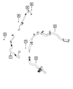 68522213AA - Electrical: Air Conditioning Tube for Mopar Image