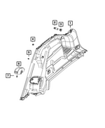 7JR16TX7AE - Interior Trim: Quarter Trim Panel for Mopar Image