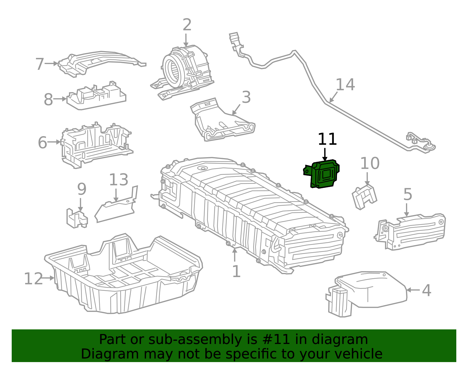 2016-2022 Toyota Sensor 89892-47050 | OEM Parts Online