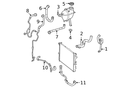 Hoses & Lines for 2023 Mercedes-Benz GLE 580 #0