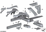 41117932285 - Bodywork: Supporting Strut,Whl House, Exterior Lft for BMW Image
