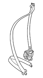 64622VC021VH - Electrical: Seat Belt Assembly for Subaru: WRX Image