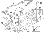 PC3Z2823942DD - Body: Door Trim Panel for Ford Image