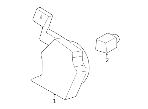 Horn for 1998 Pontiac Sunfire #0