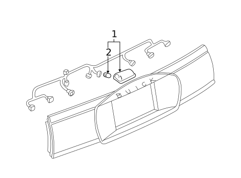 License Lamps for 2007 Buick Rendezvous #0