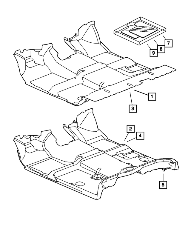 5GT53XDHAH - Interior Trim: Floor Carpet for Mopar Image image
