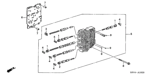AT Secondary Body ('06-) for 2006 Honda Pilot #0