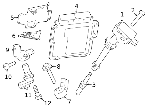 Ignition System for 2019 Land Rover Discovery #0