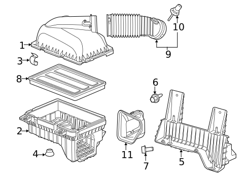 Air Intake for 2016 Ram 3500 #0