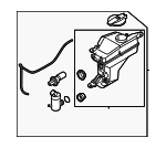 98610DO000 - Body: Reservoir Assembly for Kia Image image