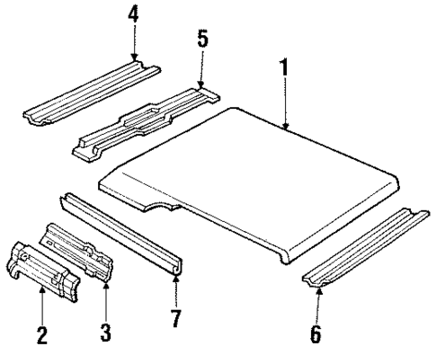 Roof & Components for 1985 Lincoln Mark VII #0