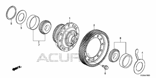AT Differential (DCT) for 2014 Acura RLX #0