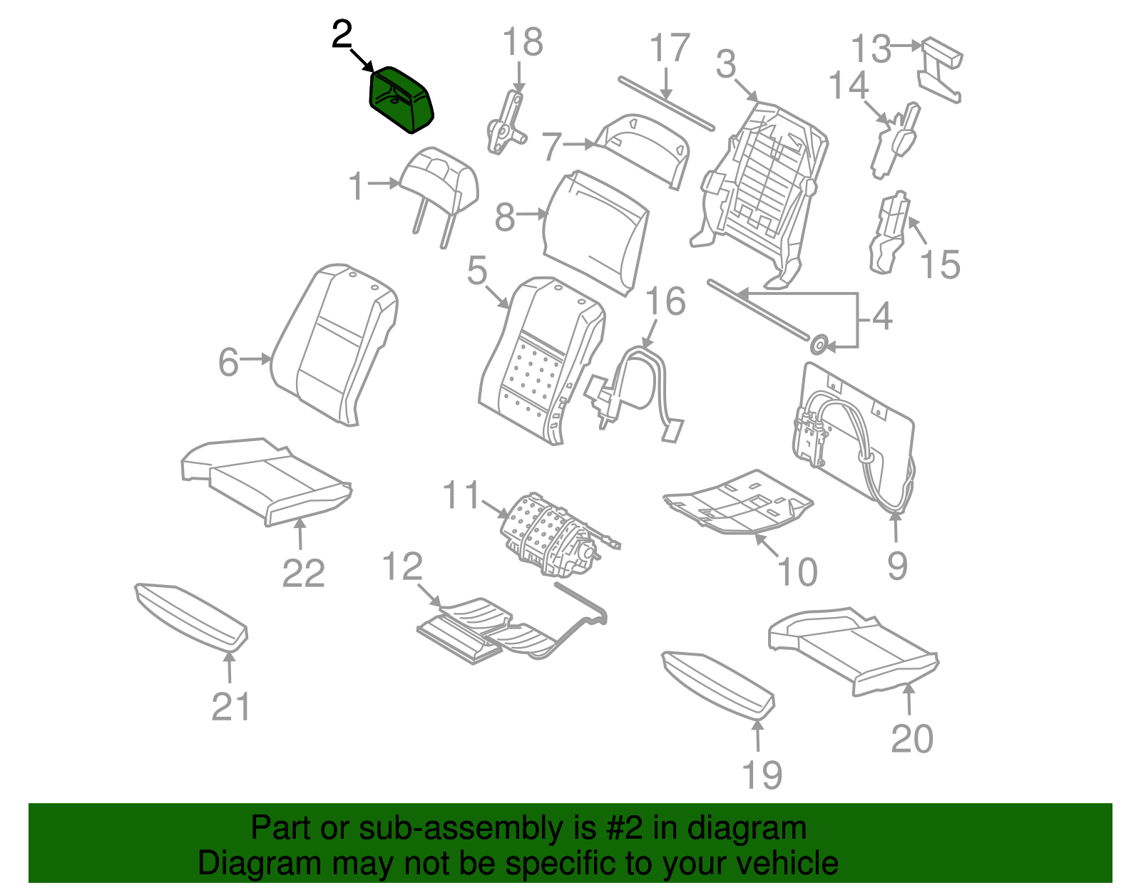 Headrest Cover - BMW (52-10-7-219-554)