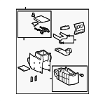 588100E090B0 - Body: Center Console for Toyota: Highlander Image
