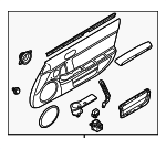 NH286842YF22 - : Door Trim Panel for Mazda: MX-5 Miata Image