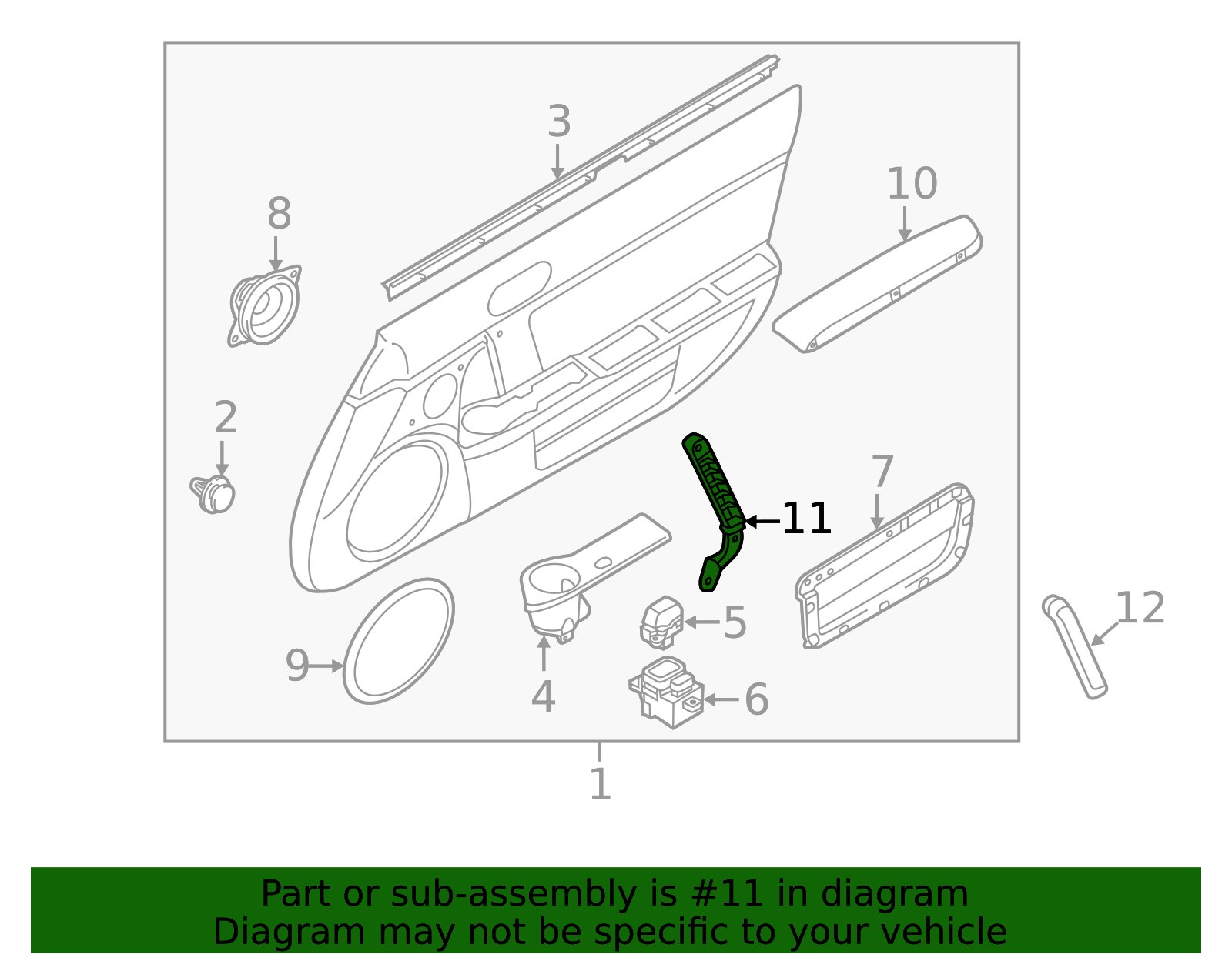 NH52-68-D81A-02 - Pull Handle - 2009-2015 Mazda MX-5 Miata | Mazda
