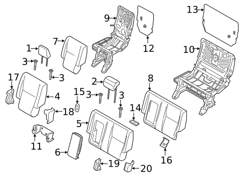 Second Row Seats for 2023 Ford Transit Connect #0