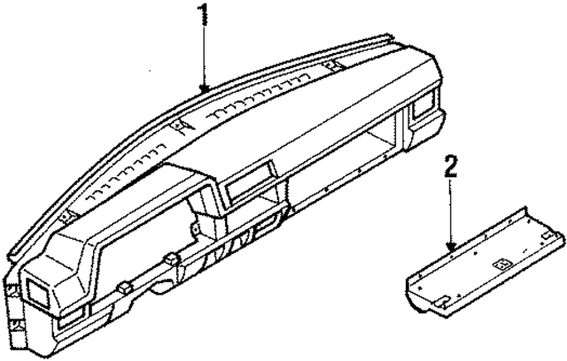 6810020W10 - : Crash Pad for Nissan: 720 Image