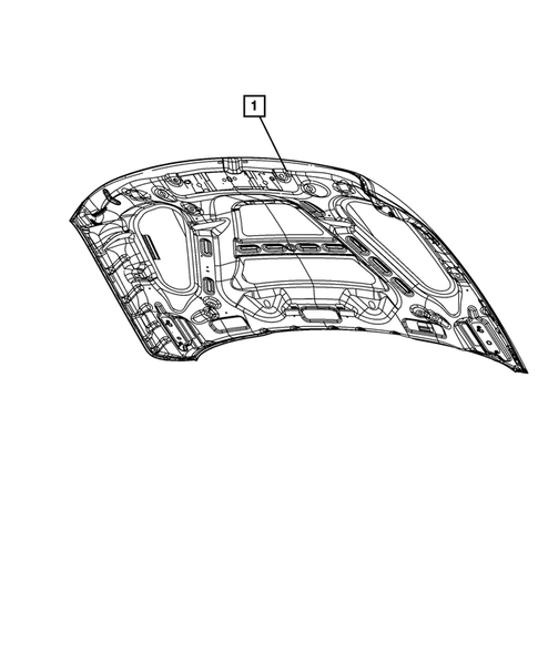 Under Hood for 2020 Dodge Durango #1
