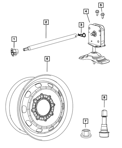 Wheel Spare for 2025 Ram 2500 #0