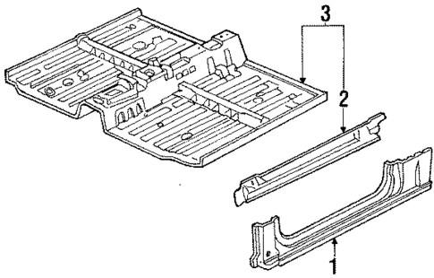 Rocker Panel for 1988 Honda Prelude #0