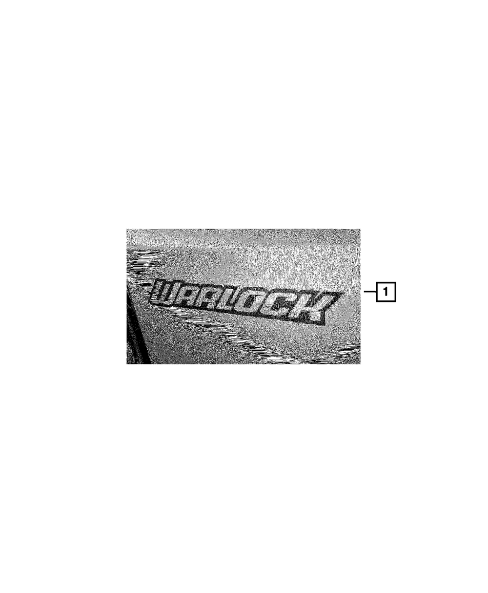 2019-2025 Ram Box Side Decal 68469725AA | All Mopar Parts