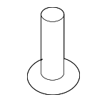 N90985501 - Body: Trim Molding Screw for Audi: A4, A4 Quattro, A5, A5 Quattro, allroad, R8, RS5, S4, S5 Image