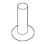 N90985501 - Body: Storage Tray Screw for Audi: A4, A4 Quattro, A5, A5 Quattro, allroad, R8, RS5, S4, S5 Image