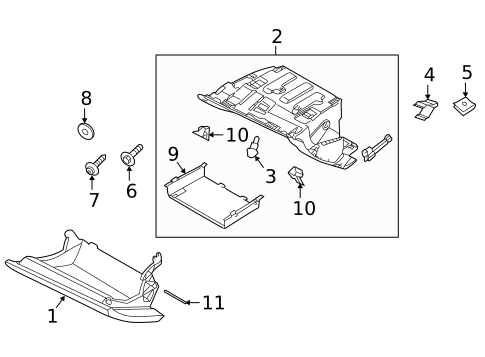 Glove Box for 2025 Volvo V60 #0