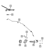 68438734AA - Clutch: Clutch Hydraulic Tube for Mopar Image