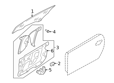 Front Door for 2011 INFINITI G37 #2