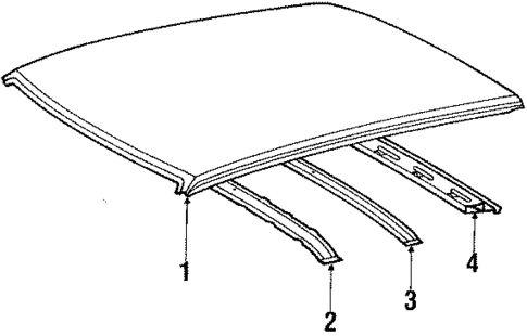 Roof for 1989 Toyota Tercel #0