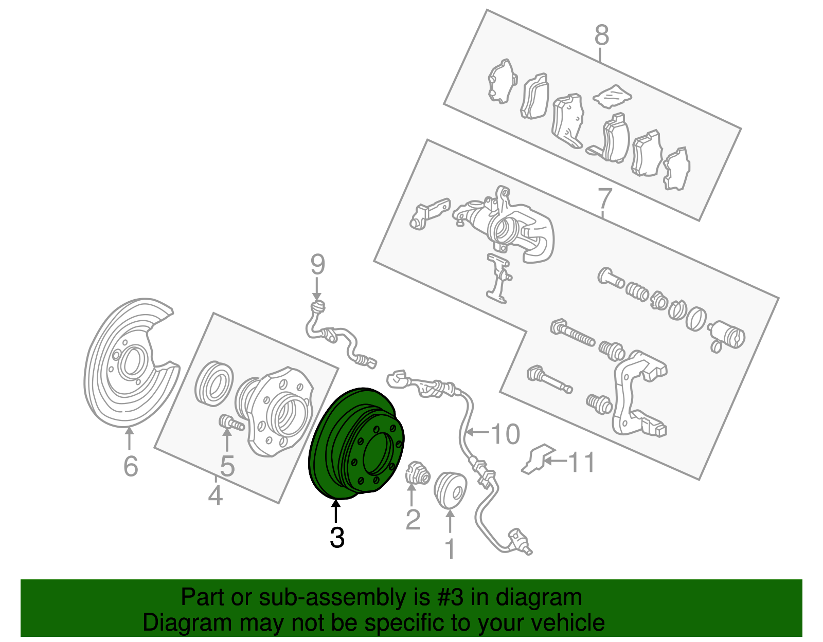 42510-SDA-A00 - Rotor 2003-2007 Honda Accord | Honda Parts Online