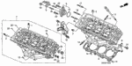 12204PJ7305 - Engine: GUIDE, VALVE (OVER SIZE) for Honda Image