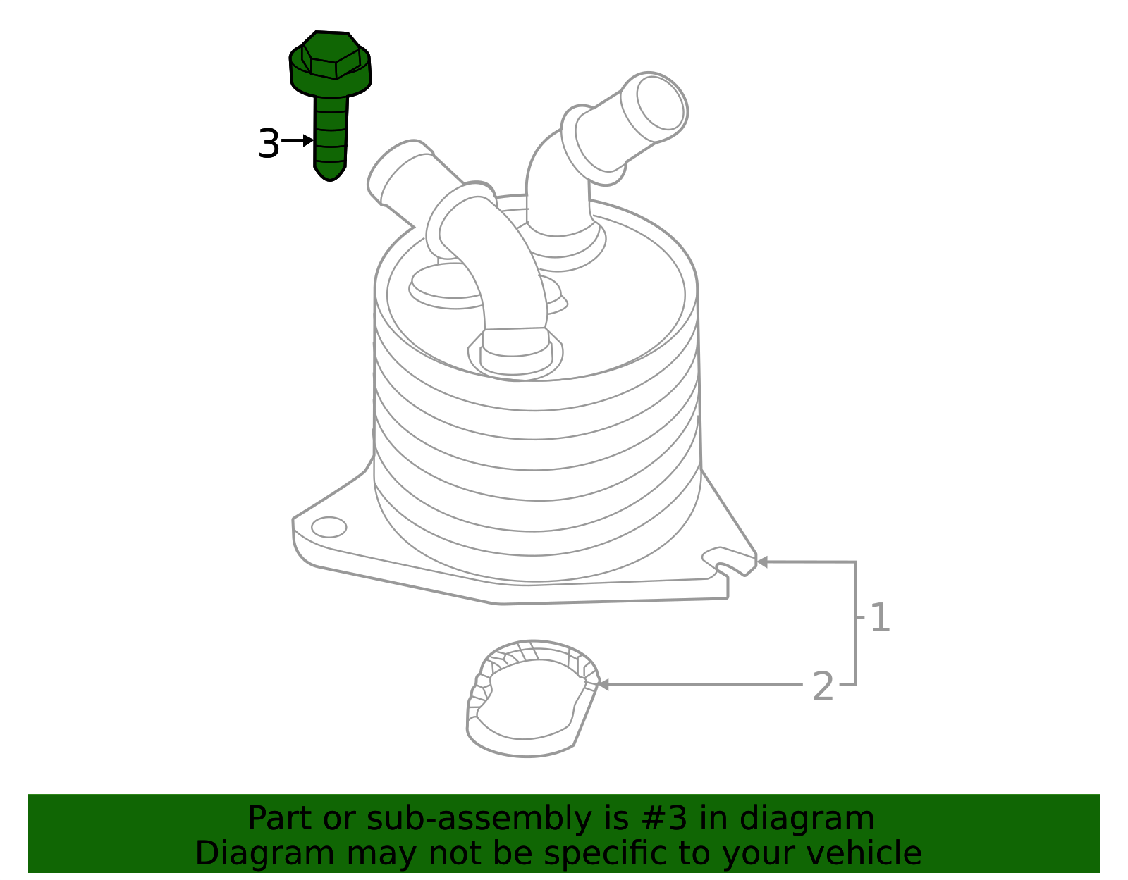 2025-2026 Volkswagen Oil Cooler Bolt WHT-011-490 | OEM Parts Online